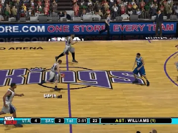 NBA 2K10 screen shot game playing